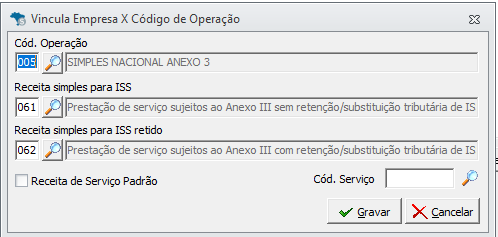 Alterdata - aba Códigos